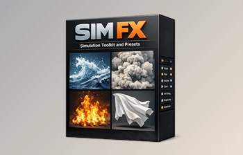 SIM FX Simulation Toolkit and Presets - Blender <span class='badge badge-warning'>Addon</span> by Superhivemarket