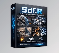 Sdf.R - Gpu-Powered Sdf for Blender by Superhivemarket (v15.9.9)