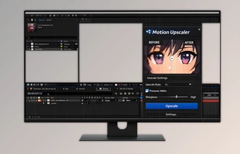 Motion Upscaler - AI PNG Sequence Upscaler by <span class='badge badge-warning'>Aescripts</span> (v1.0.0)