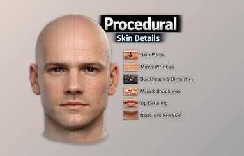 Procedural Skin Details for <span class='badge badge-warning'>Blender</span> by Superhivemarket (v1.05)