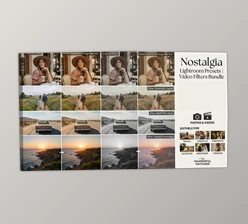 Nostalgia: Lightroom Presets and Video Filters Bundle by The Wanderful Wayfairer