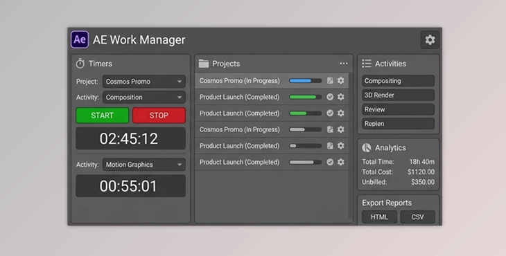AE Work Manager