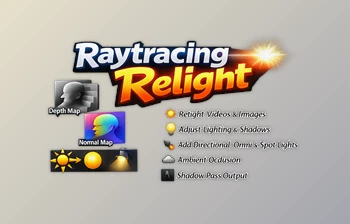 Raytracing Relight - Plugin for Ae and Nuke by Aescripts (v2.1.2 for <span class='badge badge-warning'>Win</span>)