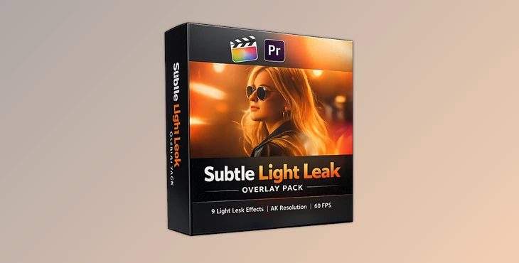 Subtle Light Leak Overlay Pack