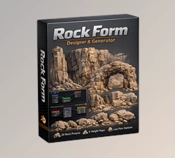 Rock Form Designer & Generator - Blender Addon by Superhivemarket (v1.4.1)