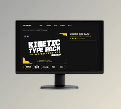 KINETIC TYPE PACK - ANIMATED TEXT KIT by Sickboat (VOL. 2)