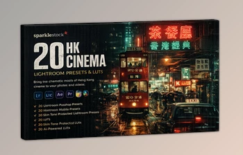 20 HK Cinema - Presets and <span class='badge badge-warning'>LUTs</span> for Lightroom by Sparklestock