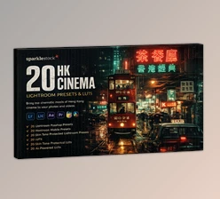 20 HK Cinema - Presets and LUTs for Lightroom by Sparklestock
