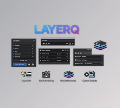 LAYERQ - Layer management tool for Ae by Aescripts (v1.0 for Win, Mac)