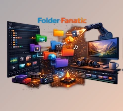 Folder Fanatic - Folder Tool for Ae by Aescripts (v1.0 for Win, Mac)