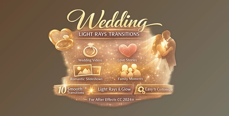 Wedding Light Rays Transitions