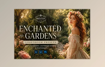 Enchanted Gardens <span class='badge badge-warning'>Lightroom</span> <span class='badge badge-warning'>Presets</span> by Luxe Lens (Brixton Film)
