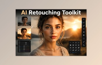 <span class='badge badge-warning'>AI</span> Retouching Toolkit for Lightroom by Visual Flow (on DVLOP)