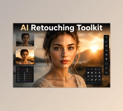 AI Retouching Toolkit for Lightroom by Visual Flow (on DVLOP)
