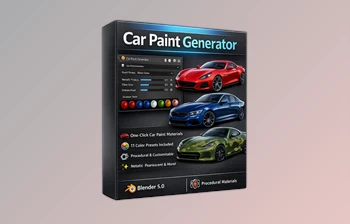 Car Paint Generator - <span class='badge badge-warning'>Blender</span> <span class='badge badge-warning'>Addon</span> by Gumroad (v1.1.0)