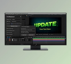 FontReplacer: AE Plugin by Aescripts (v1.0 for Win, Mac)