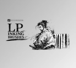 LP Inking Brushes by Lucas Peinador