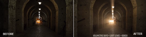 Cinematic Volumetric Light Rays & Atmospheric Effects Toolkit
