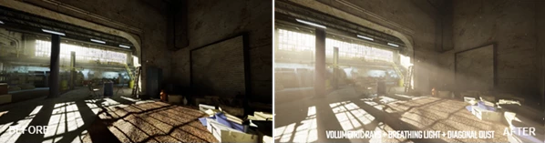 Cinematic Volumetric Light Rays & Atmospheric Effects Toolkit