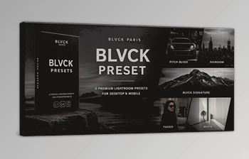 Blvck Presets - <span class='badge badge-warning'>LUTs</span> & Lightroom Presets