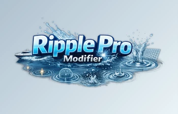 Ripple Pro Modifier - Water Ripple Modifier for 3ds Max (2024-2027 for <span class='badge badge-warning'>Win</span>)
