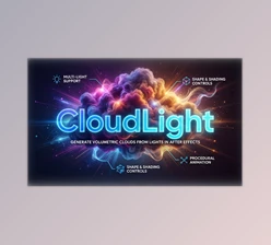 CloudLight - Generate Clouds From Lights in AE by Aescripts (v1.1)