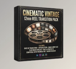 Cinematic Vintage 12mm Reel Transition Pack for AE by Videohive (64086742)