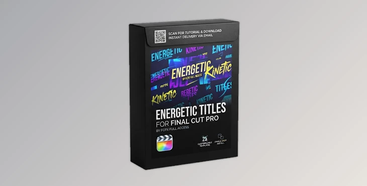 Energetic Titles for Final Cut Pro