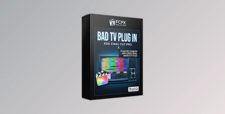 Bad TV Plug In for Final Cut Pro