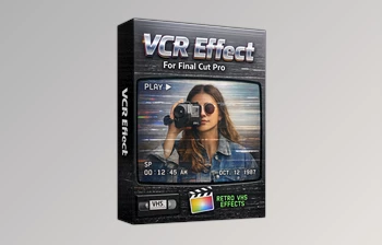 VCR Effect For Final Cut <span class='badge badge-warning'>Pro</span> by FCPX Full Access