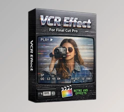 VCR Effect For Final Cut Pro by FCPX Full Access