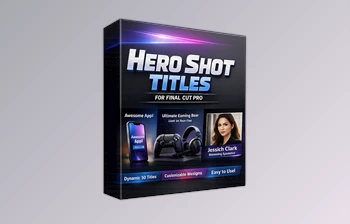 Hero Shot Titles for Final Cut <span class='badge badge-warning'>Pro</span> by FCPX Full Access