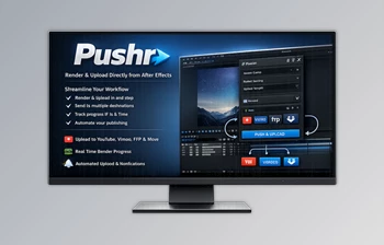 Pushr - Send <span class='badge badge-warning'>Illustrator</span> to Cinema 4D by Aescripts (v1.0.1)