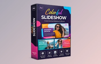 Colorful Slideshow for AE by Majoroff (<span class='badge badge-warning'>Videohive</span> 64207448) 