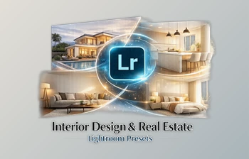 Interior <span class='badge badge-warning'>Design</span> & Real Estate Lightroom Presets & AI Tools (v2.0) by Luxe Lens