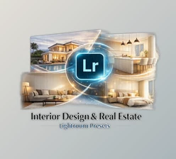Interior Design & Real Estate Lightroom Presets & AI Tools (v2.0) by Luxe Lens