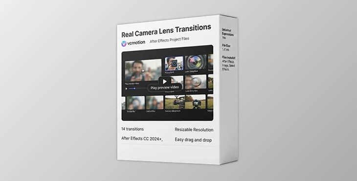 Real Camera Lens Transitions