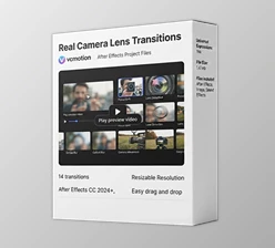 Real Camera Lens Transitions for AE by Videohive (64234760)