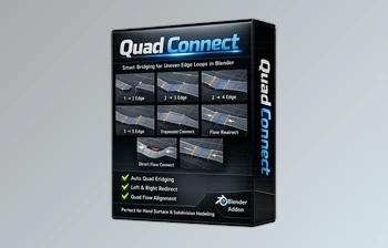 <span class='badge badge-warning'>Quad</span> Connect - Blender Addon by Superhivemarket (v1.0)