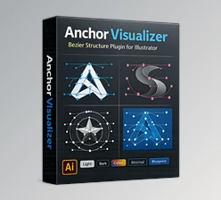 Anchor Visualizer - Bezier Structure Plugin for Illustrator by Gumroad