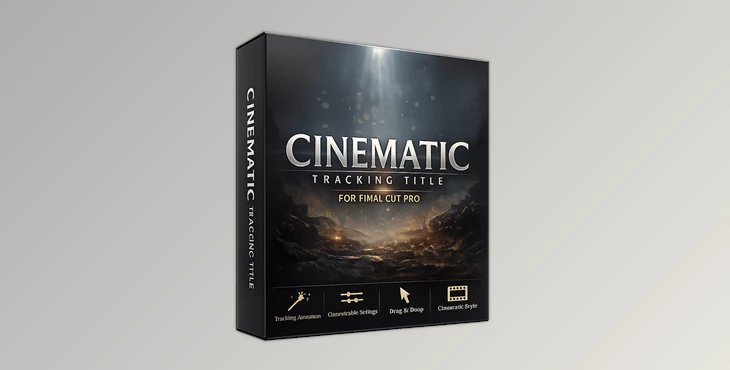 Cinematic Tracking Title for Final Cut Pro