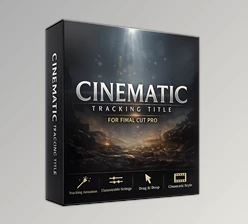 Cinematic Tracking Title for Final Cut Pro by FCPX Full Access