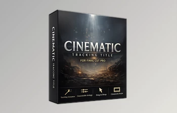Cinematic Tracking Title for <span class='badge badge-warning'>Final</span> <span class='badge badge-warning'>Cut</span> <span class='badge badge-warning'>Pro</span> by FCPX Full Access