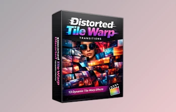 Distorted Tile Warp Transitions by FCPX <span class='badge badge-warning'>Full</span> Access