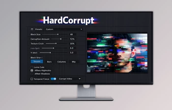 HardCorrupt - Glitch Corruption Effect for <span class='badge badge-warning'>AE</span> by <span class='badge badge-warning'>Aescripts</span> (v1.0 for Win)