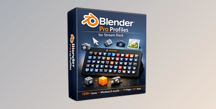 Blender Pro Profiles For Stream Deck
