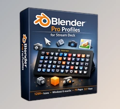 Blender Pro Profiles For Stream Deck by Sideshowfx (v2.1)