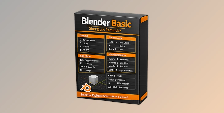 Blender Basic Shortcuts Reminder