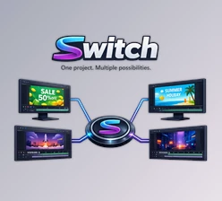 sWITCH - Smart Content Replacement For AE by Aescripts (v1.0.0)