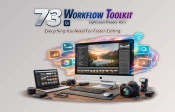 73 Workflow Toolkit <span class='badge badge-warning'>Lightroom</span> <span class='badge badge-warning'>Presets</span> by Dreams and Sparks (Vol. I)